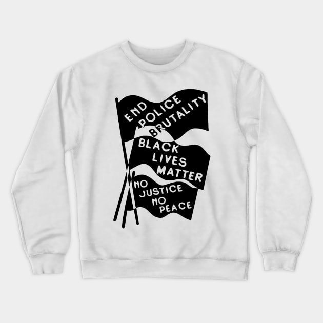 END POLICE BRUTALITY Crewneck Sweatshirt by TheCosmicTradingPost